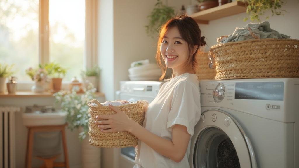 사용감이 아주 좋았어요 LG 트롬세탁기 건조기 일체형
